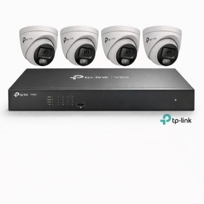 TP-Link 4MP 4-Camera IP Kit+ 8CH PoE+ NVR