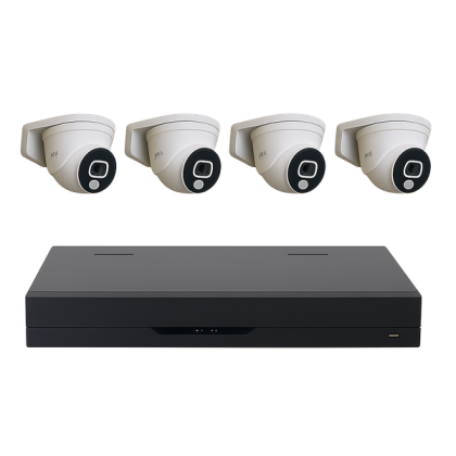 LA Vision IP Security Camera Kit- 4x 6MP Cameras+ NVR- Full HD, Night Vision