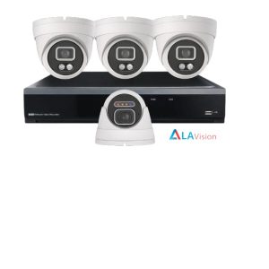 La Vision 6MP 4-Camera IP Kit+ 8CH PoE+ NVR