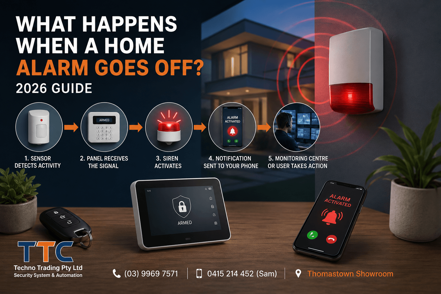 What Happens When a Home Alarm Goes Off - Smart Alarm System
