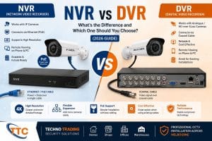 NVR vs DVR CCTV systems comparison for security camera installation in Melbourne