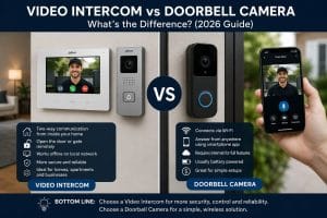 Video Intercom vs Doorbell Camera comparison 2026