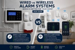 Wired vs wireless alarm systems comparison for home security