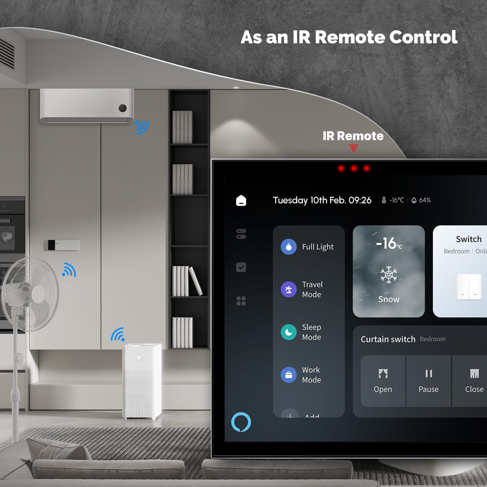 8- Inch Smart Home Control Panel - Image 6