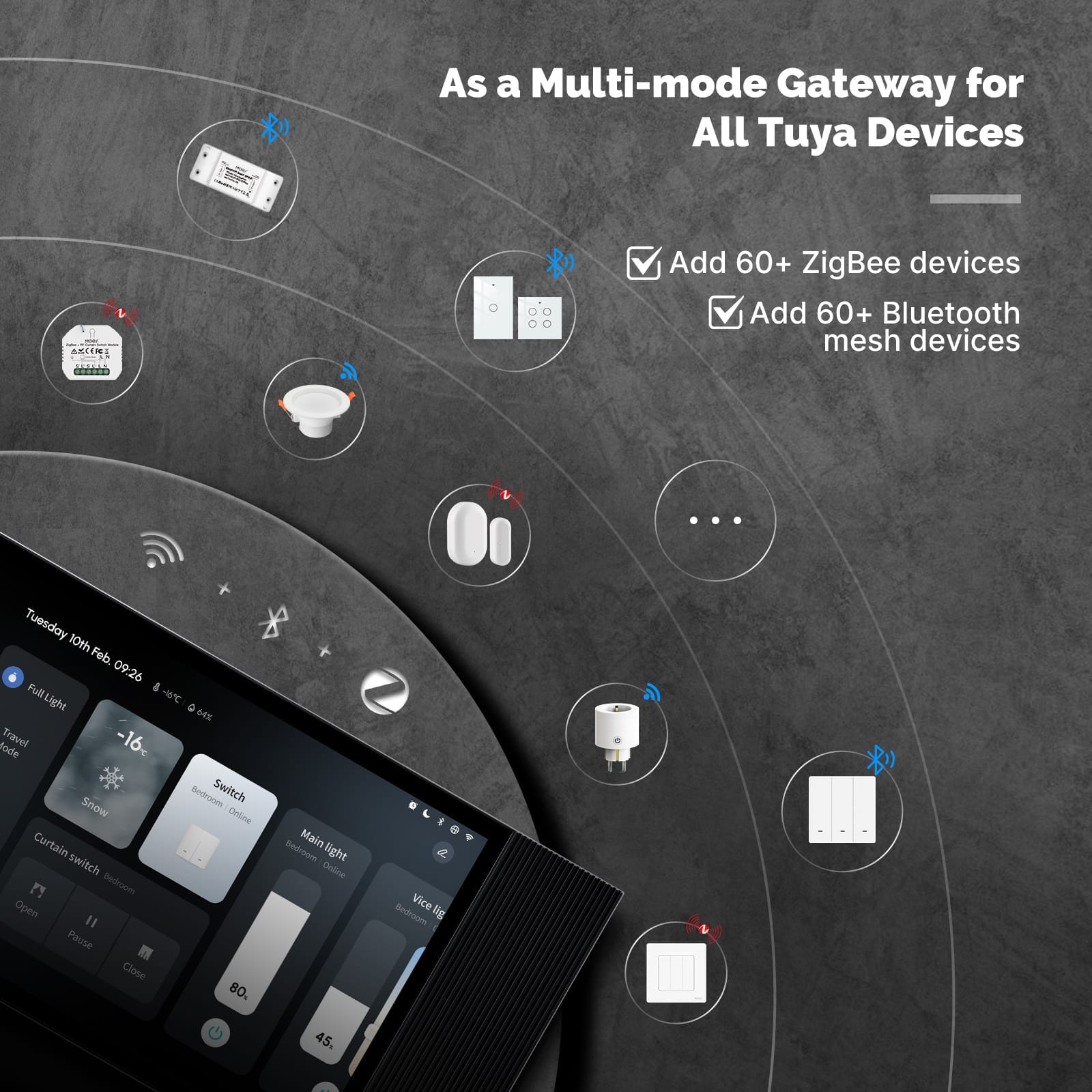 8- Inch Smart Home Control Panel - Image 5