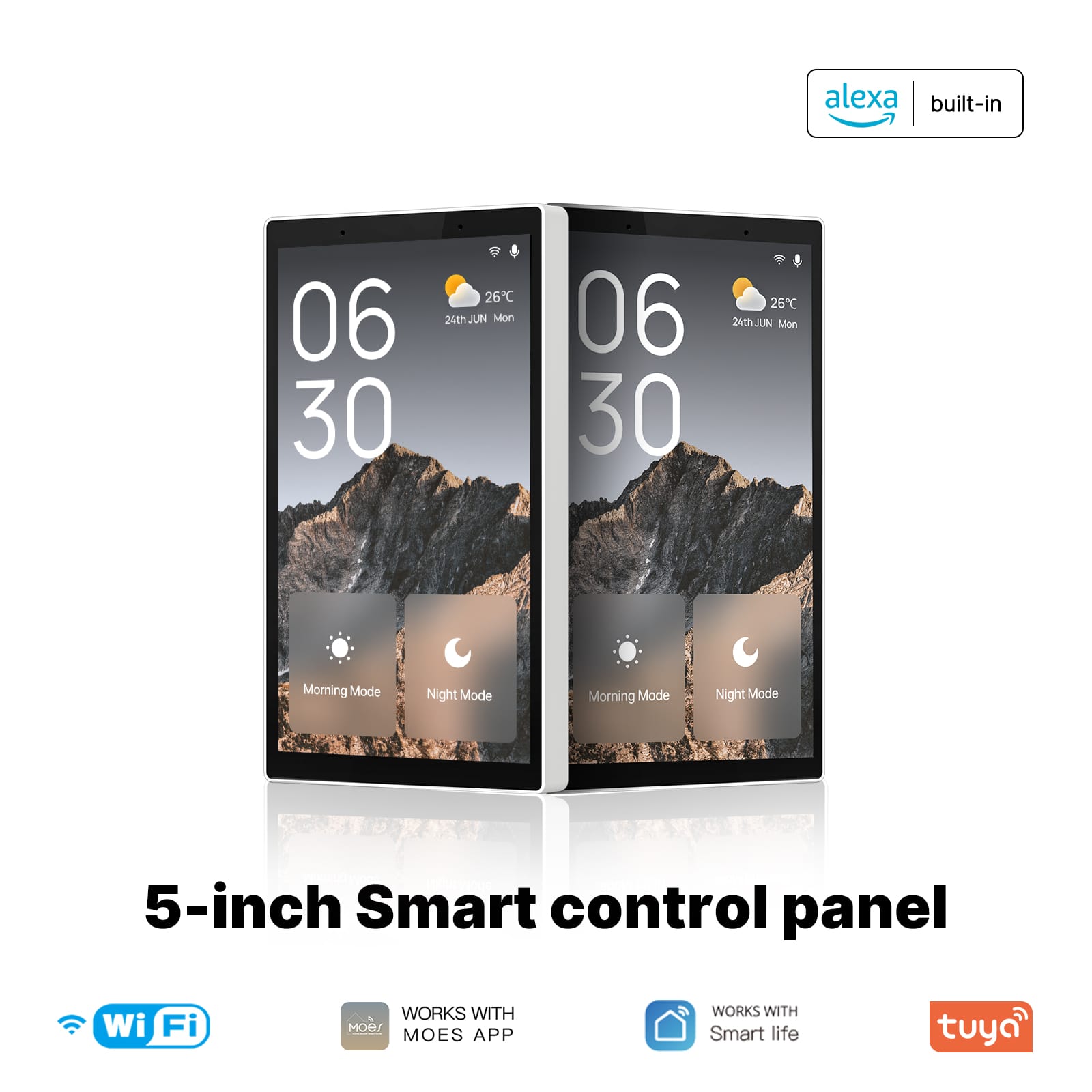 5-Inch Smart Home Control Panel with Alexa & Zigbee - Image 6